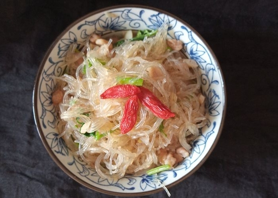 Зеленые лапши потока фасоли Mung
